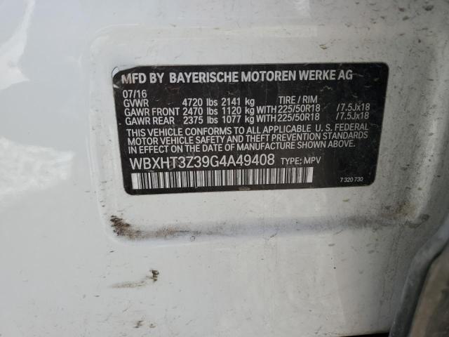 WBXHT3Z39G4A49408 - 2016 BMW X1 XDRIVE28I WHITE photo 13