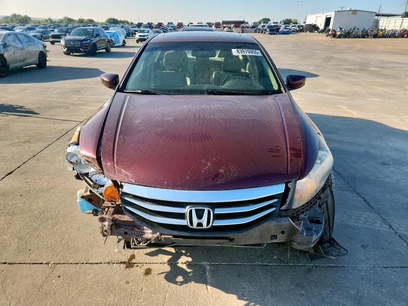 1HGCP3F89CA040195 - 2012 HONDA ACCORD EXL MAROON photo 5