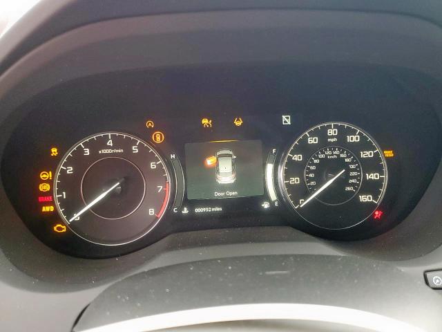 5J8TC2H50SL024401 - 2025 ACURA RDX TECHNOLOGY Czerwony zdjęcie 9