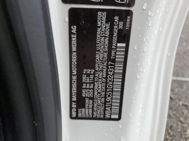 WBA1L9C51GV324317 - 2016 BMW 228 XI SULEV WHITE photo 12