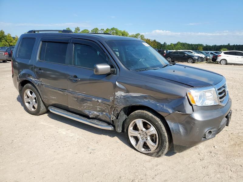 5FNYF3H5XDB010867 - 2013 HONDA PILOT EXL 灰色 照片 4