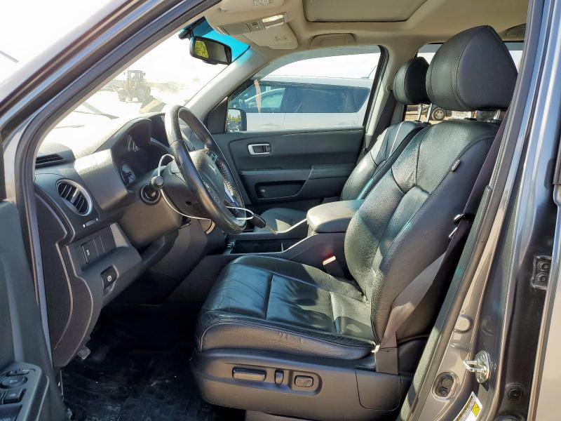 5FNYF3H5XDB010867 - 2013 HONDA PILOT EXL 灰色 照片 7