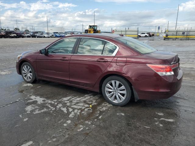 1HGCP2F80BA022788 - 2011 HOND ACCORD EXL BURGUNDY photo 2