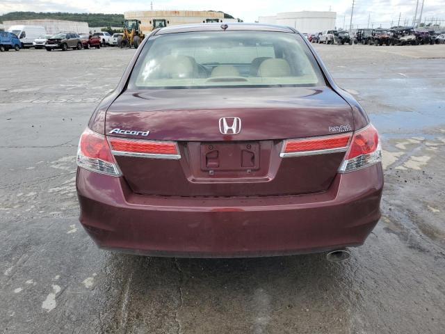 1HGCP2F80BA022788 - 2011 HOND ACCORD EXL BURGUNDY photo 6