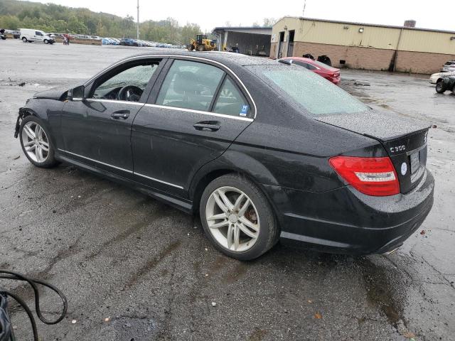 WDDGF8AB7ER305256 - 2014 MERCEDES-BENZ C 300 4MATIC BLACK photo 2