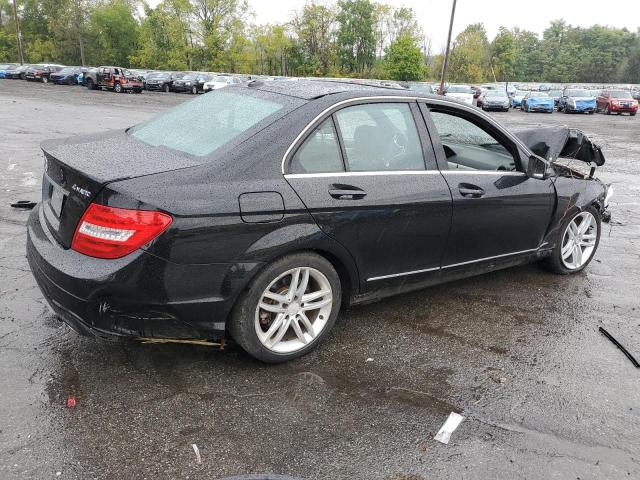 WDDGF8AB7ER305256 - 2014 MERCEDES-BENZ C 300 4MATIC BLACK photo 3