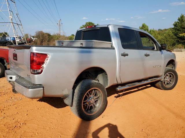 1N6AA0EJ4EN512564 - 2014 NISSAN TITAN S SILVER photo 3