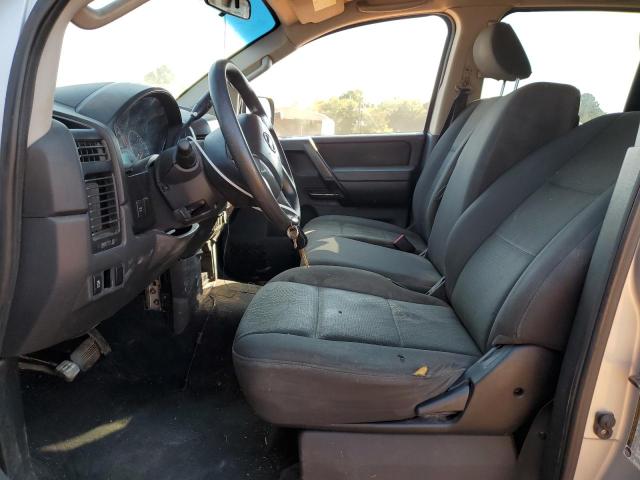 1N6AA0EJ4EN512564 - 2014 NISSAN TITAN S SILVER photo 7