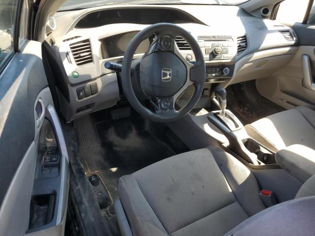 2HGFG3B4XCH006302 - 2012 HONDA CIVIC LX BLACK photo 8