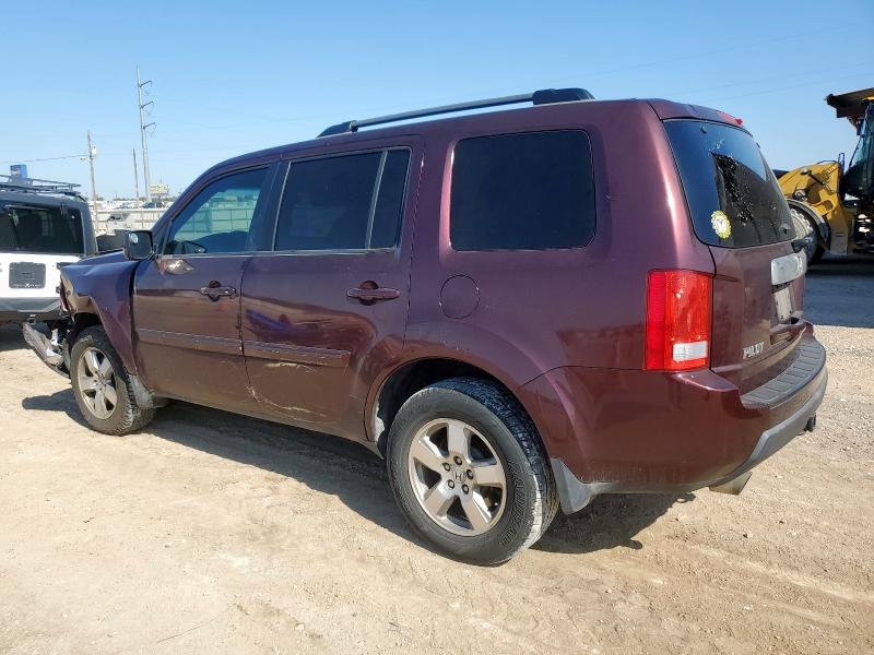 5FNYF3H46BB051484 - 2011 HONDA PILOT EX MAROON photo 2