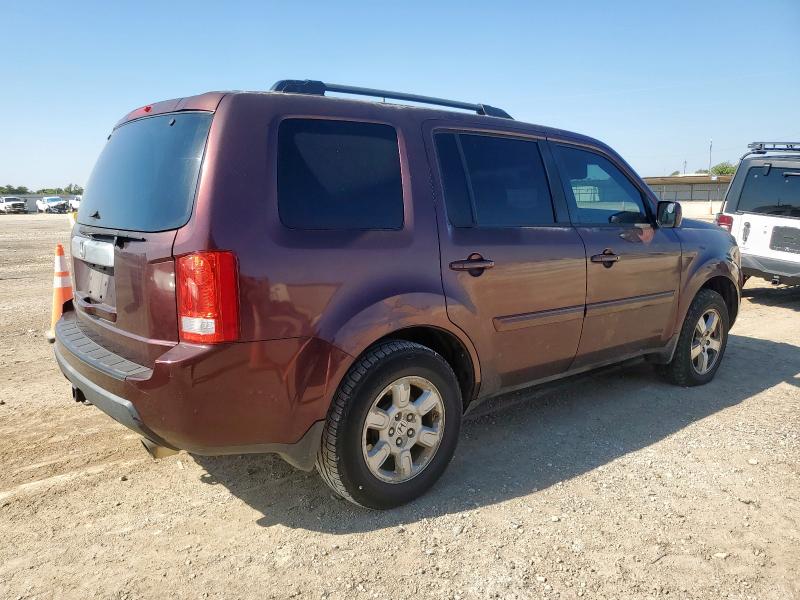 5FNYF3H46BB051484 - 2011 HONDA PILOT EX MAROON photo 3