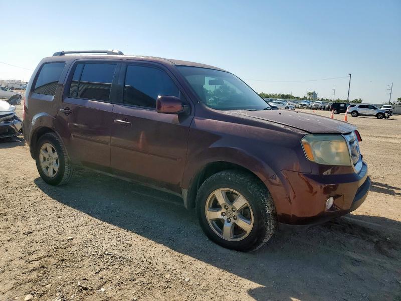 5FNYF3H46BB051484 - 2011 HONDA PILOT EX MAROON photo 4