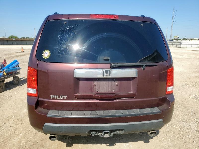 5FNYF3H46BB051484 - 2011 HONDA PILOT EX MAROON photo 6