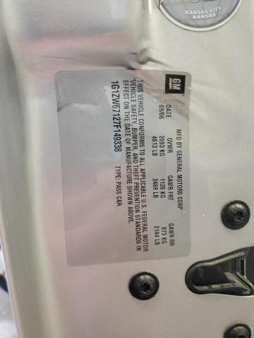 1G1ZW67127F149338 - 2007 CHEVROLET MALIBU MAXX SS SILVER photo 13