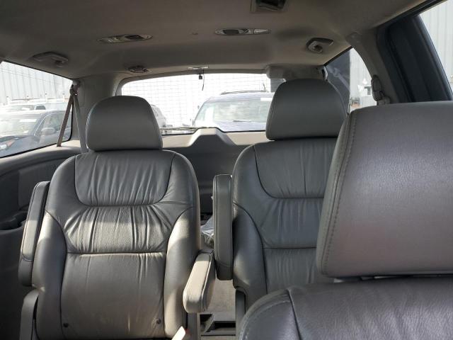 5FNRL3H91AB032784 - 2010 HONDA ODYSSEY TOURING BLUE photo 10