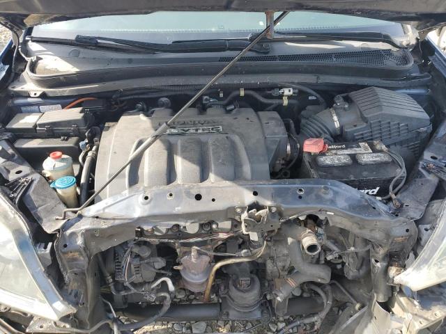 5FNRL3H91AB032784 - 2010 HONDA ODYSSEY TOURING BLUE photo 12