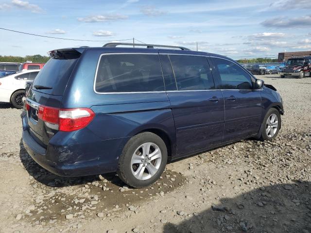 5FNRL3H91AB032784 - 2010 HONDA ODYSSEY TOURING BLUE photo 3
