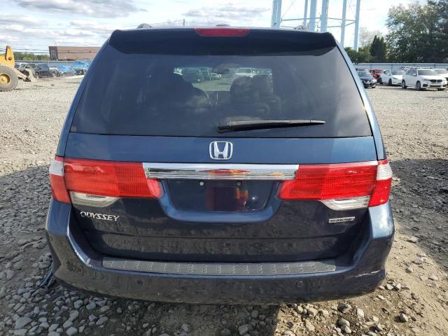 5FNRL3H91AB032784 - 2010 HONDA ODYSSEY TOURING BLUE photo 6