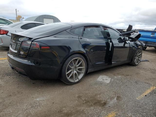 5YJSA1E69NF477754 - 2022 TESLA MODEL S BLACK photo 3