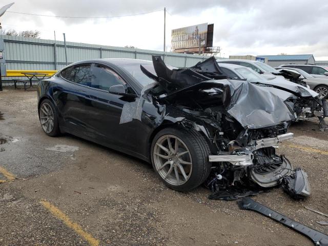 5YJSA1E69NF477754 - 2022 TESLA MODEL S BLACK photo 4