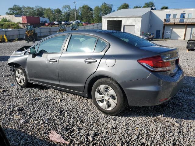 19XFB2F55DE239110 - 2013 HONDA CIVIC LX CHARCOAL photo 2