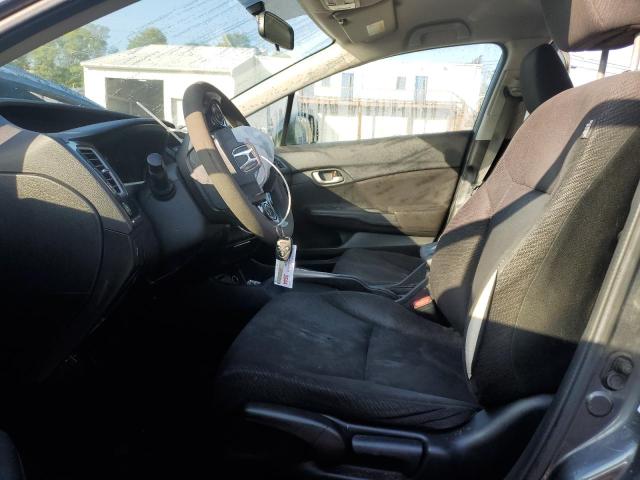 19XFB2F55DE239110 - 2013 HONDA CIVIC LX CHARCOAL photo 7