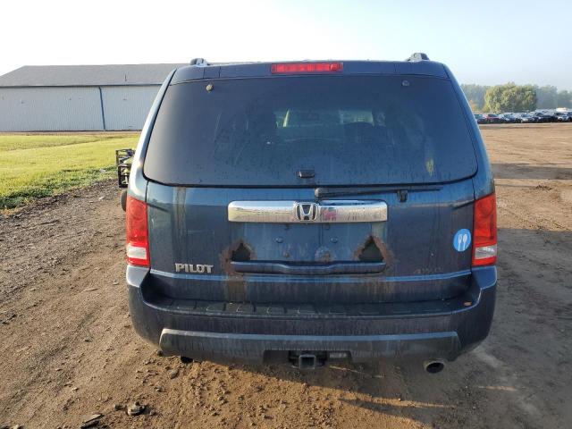 5FNYF48539B032366 - 2009 HONDA PILOT EXL BLUE photo 6