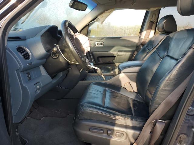 5FNYF48539B032366 - 2009 HONDA PILOT EXL BLUE photo 7