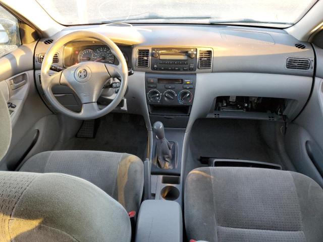 2T1BR32E68C858650 - 2008 TOYOTA COROLLA CE SILVER photo 8
