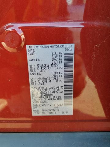 5N1AT2MV5JC710648 - 2018 NISSAN ROGUE S BURGUNDY photo 13