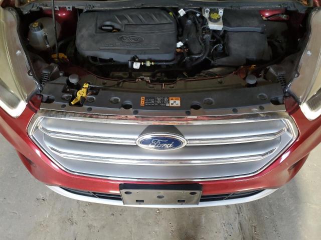 1FMCU9JD3HUC13970 - 2017 FORD ESCAPE TITANIUM BURGUNDY photo 12