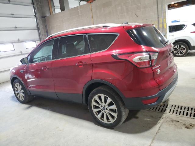 1FMCU9JD3HUC13970 - 2017 FORD ESCAPE TITANIUM BURGUNDY photo 2
