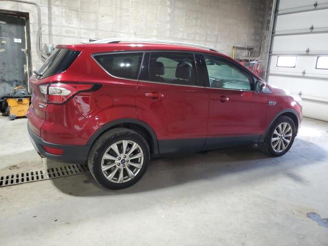 1FMCU9JD3HUC13970 - 2017 FORD ESCAPE TITANIUM BURGUNDY photo 3