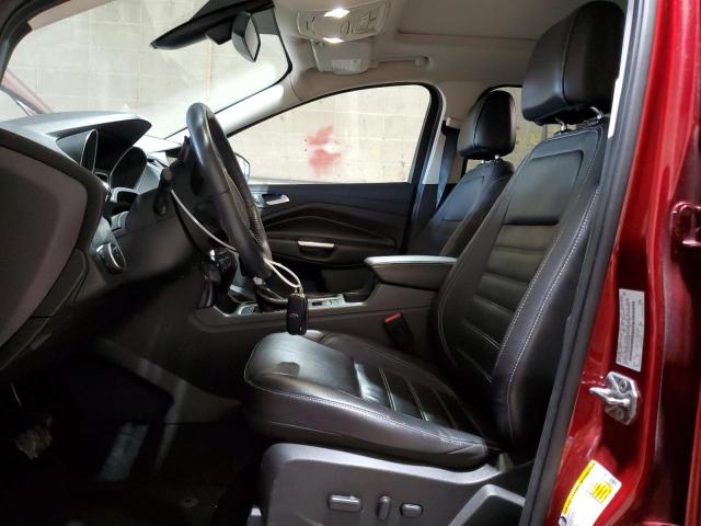 1FMCU9JD3HUC13970 - 2017 FORD ESCAPE TITANIUM BURGUNDY photo 7