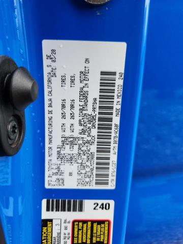 3TMCZ5AN0LM339885 - 2020 TOYOTA TACOMA DOUBLE CAB BLUE photo 12