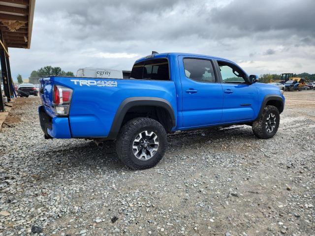 3TMCZ5AN0LM339885 - 2020 TOYOTA TACOMA DOUBLE CAB BLUE photo 3