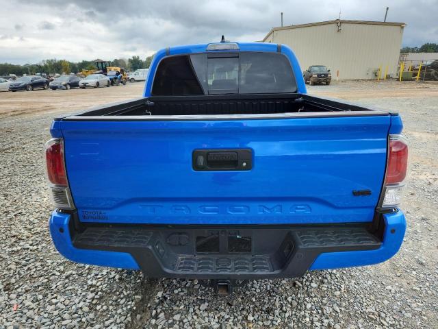 3TMCZ5AN0LM339885 - 2020 TOYOTA TACOMA DOUBLE CAB BLUE photo 6