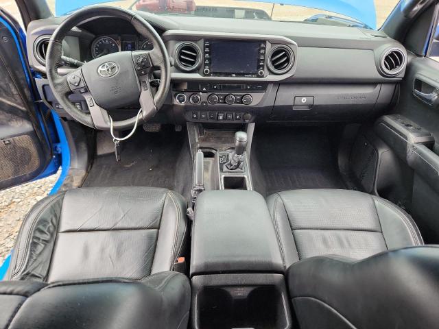 3TMCZ5AN0LM339885 - 2020 TOYOTA TACOMA DOUBLE CAB BLUE photo 8