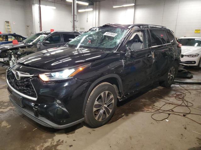 5TDGZRBH8LS513512 - 2020 TOYOTA HIGHLANDER XLE BLACK photo 1