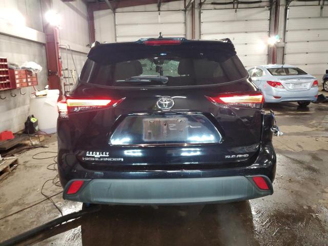 5TDGZRBH8LS513512 - 2020 TOYOTA HIGHLANDER XLE BLACK photo 6