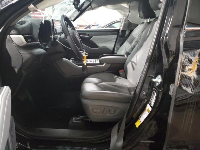 5TDGZRBH8LS513512 - 2020 TOYOTA HIGHLANDER XLE BLACK photo 7