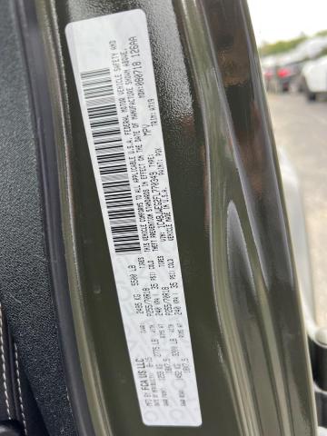 1C4BJWEG2FL770349 - 2015 JEEP WRANGLER U SAHARA მწვანე ფოტო 10