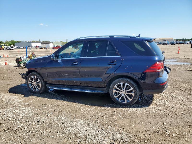 4JGDA5HBXGA670012 - 2016 MERCEDES-BENZ GLE 350 4MATIC BLUE photo 2