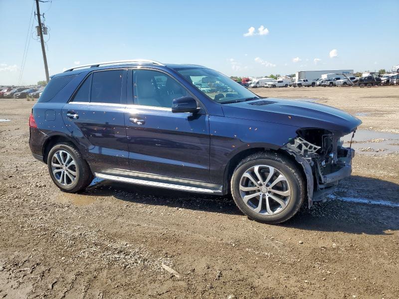 4JGDA5HBXGA670012 - 2016 MERCEDES-BENZ GLE 350 4MATIC BLUE photo 4