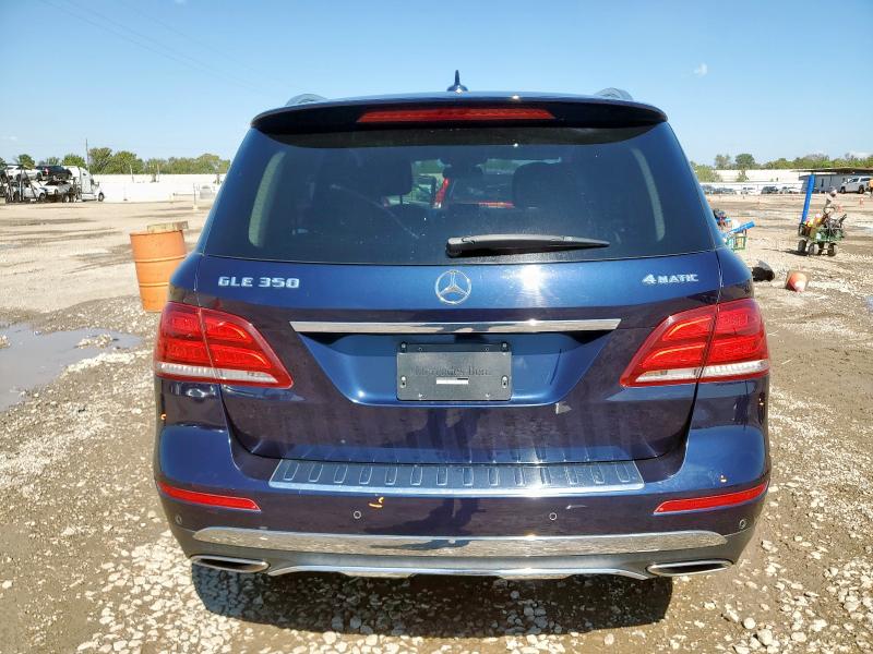 4JGDA5HBXGA670012 - 2016 MERCEDES-BENZ GLE 350 4MATIC BLUE photo 6