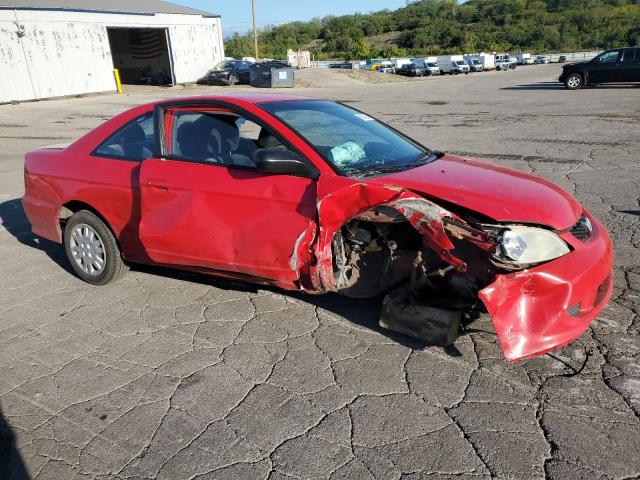 1HGEM22514L077125 - 2004 HONDA CIVIC LX RED photo 4