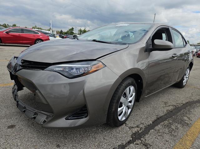 2T1BURHE1HC930833 - 2017 TOYOTA COROLLA L BROWN photo 2