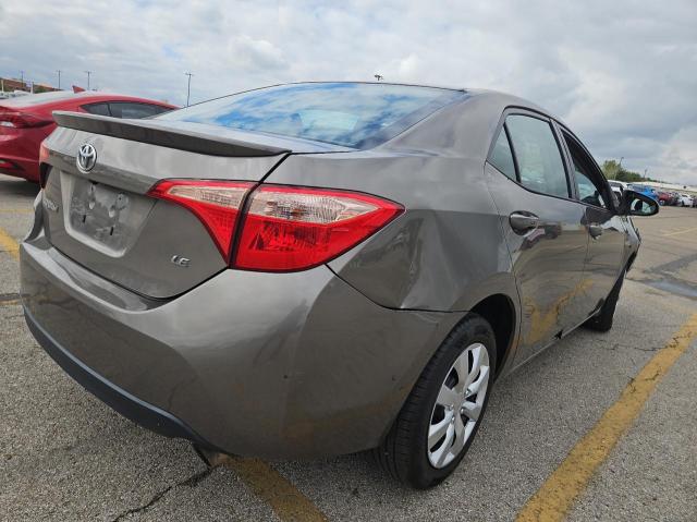 2T1BURHE1HC930833 - 2017 TOYOTA COROLLA L BROWN photo 4