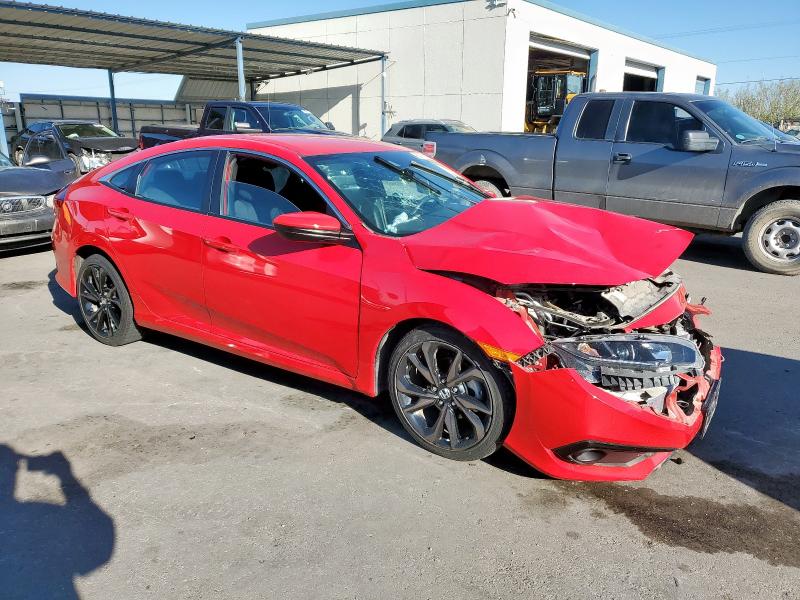 2HGFC2E89KH593417 - 2019 HONDA CIVIC SPORT Қызыл фото 4