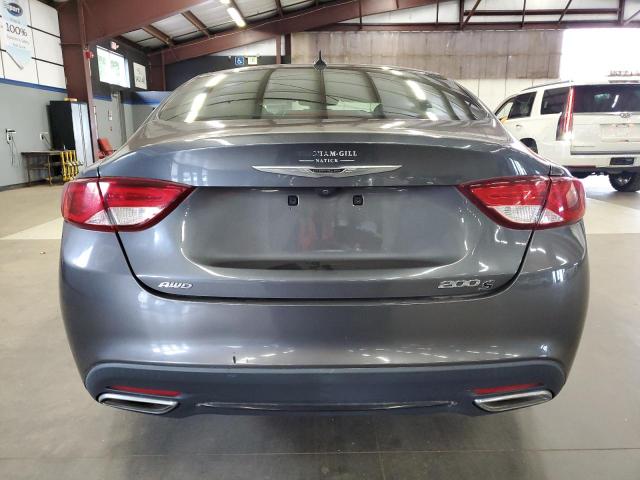 1C3CCCDG7GN100689 - 2016 CHRYSLER 200 S CHARCOAL photo 6